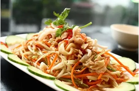Hình ảnh Gỏi nấm hải sản