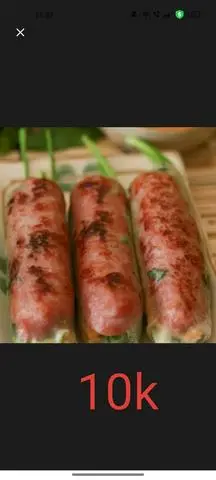 Hình ảnh Gỏi cuốn nem sốt chấm thịt