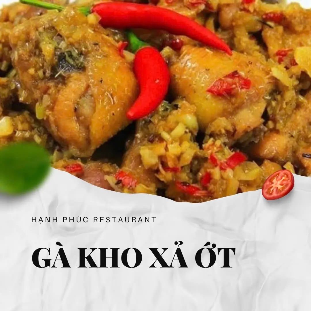 Hình ảnh Cơm Gà Kho Xả Ớt