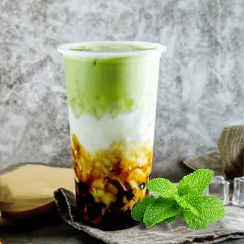 Hình ảnh Sữa Tươi Bạc Hà Trân Châu Đường Đen