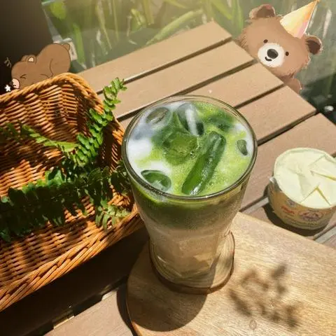 Hình ảnh Matcha sữa gấu