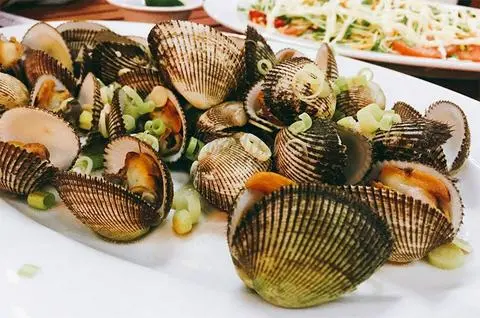 Hình ảnh sò lông luộc sả