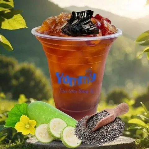 Hình ảnh ( Ly Khổng Lồ) Sâm Bí Đao Hạt Chia Sương Sáo