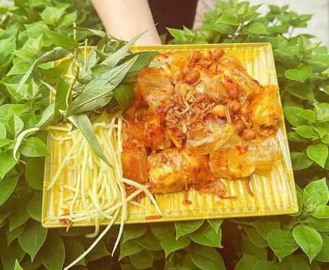 Hình ảnh Bánh Tráng Cuốn Sate