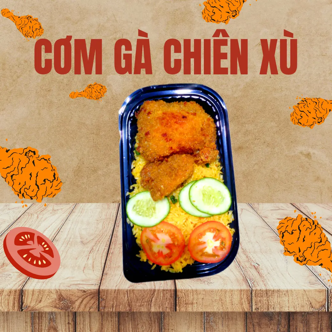 Hình ảnh CƠM GÀ CHIÊN XÙ
