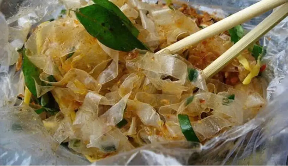 Hình ảnh bánh tráng trộn 