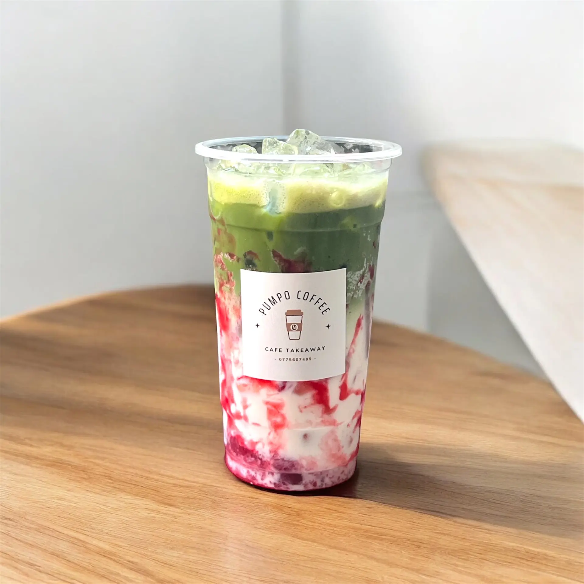 Hình ảnh Matcha latte mix mứt
