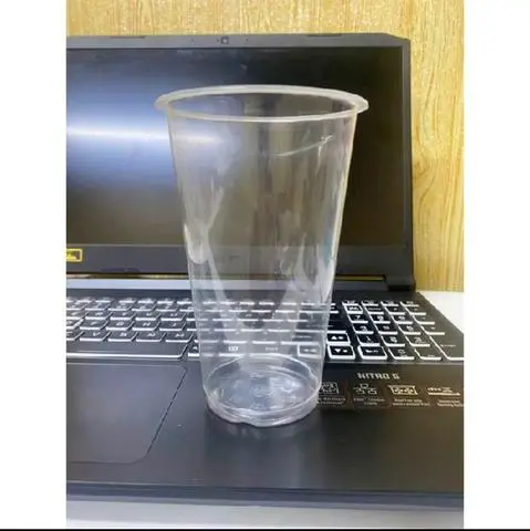 Hình ảnh 50 Ly Nhựa Tim 700ml Trong Suốt, Ly Trà Sữa, Cà Phê, Ly 90mm Dày Dặn Hàng Đẹp