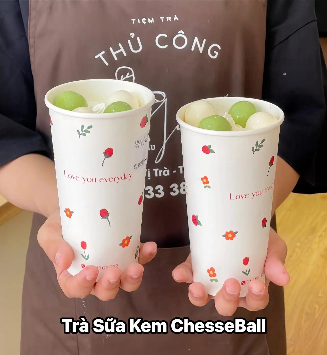 Hình ảnh Trà sữa kem cheeseball 700ml