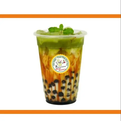 Hình ảnh MATCHA LATTE TRÂN CHÂU ĐƯỜNG ĐEN