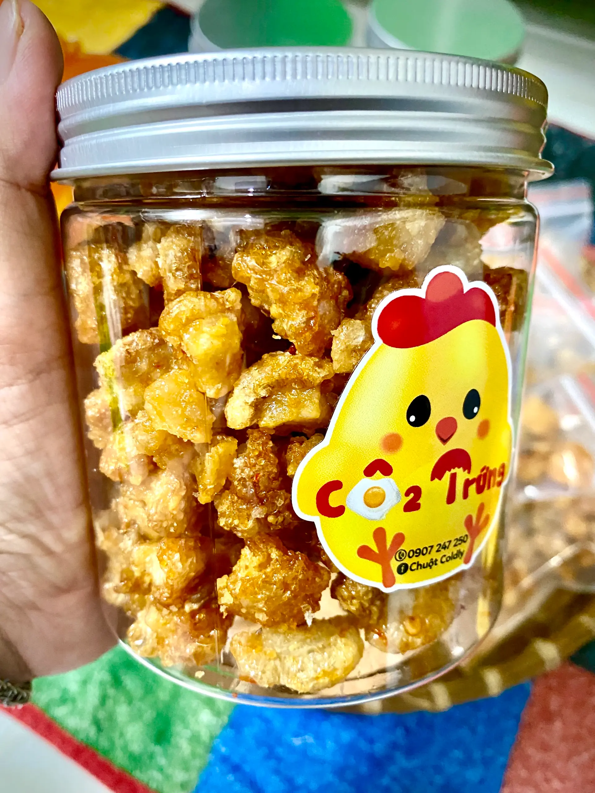 Hình ảnh Tóp mỡ rim tỏi ớt - 200gr