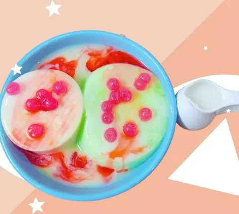Hình ảnh Tàu Hũ Singapore - Kem Sữa Dừa Phú Sĩ Cherry, Viên Red, Dừa
