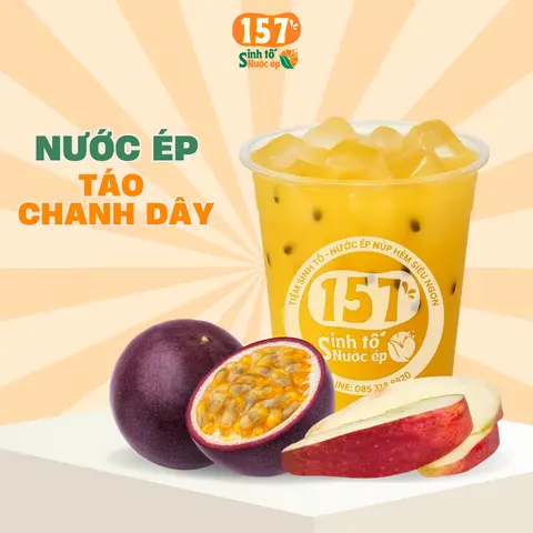Hình ảnh Nước ép táo chanh dây