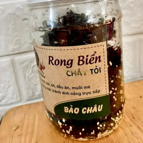 Hình ảnh Rong biển cháy tỏi
