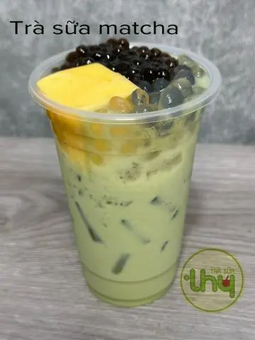Hình ảnh Trà sữa matcha full topping