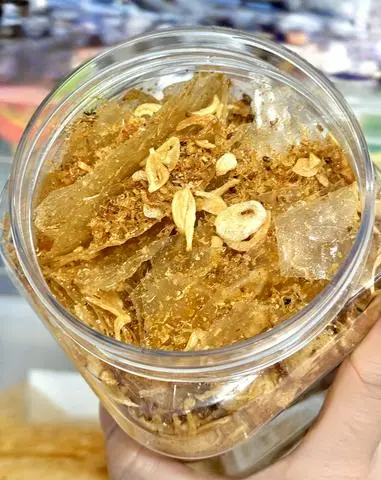 Hình ảnh BÁNH TRÁNG TÔM KHÔ CAY GHIỀN 200Gr