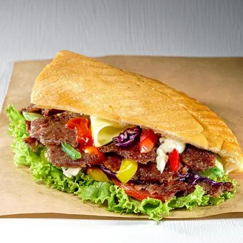 Hình ảnh Kebab thịt bò đặc biệt + phô mai