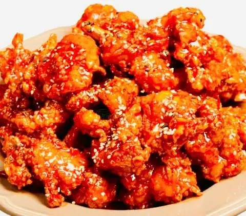 Hình ảnh Da gà sốt cay ngọt-150gr