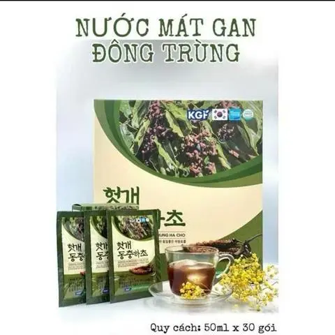 Hình ảnh Hộp 30 Gói Nước Mát Gan 