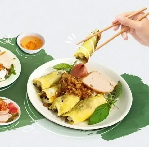 Hình ảnh Bánh ướt trứng đặc biệt