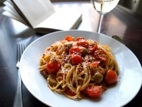 Hình ảnh Spaghetti tuna - Mì Ý cá ngừ sốt cà chua