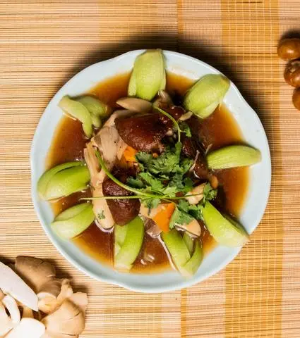 Hình ảnh Cải Thìa Sốt Nấm