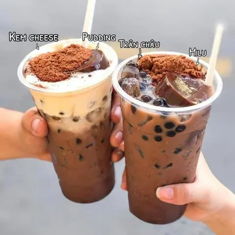 Hình ảnh Cacao kem cheese pudding socola 