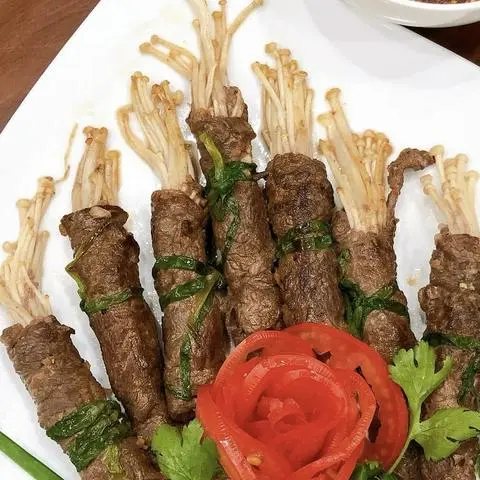 Hình ảnh Bò cuộn nấm