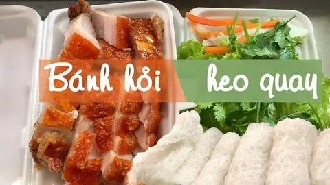 Hình ảnh Bánh hỏi heo quay