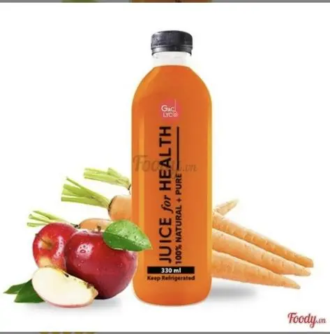 Hình ảnh Nước ép Táo đỏ + Carot 