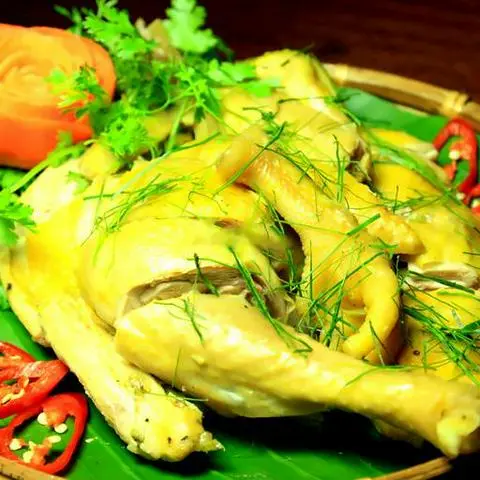 Hình ảnh Gà ta nguyên con 2 món