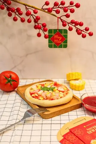 Hình ảnh Pizza hải sản Size S