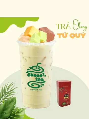 Hình ảnh TRÀ SỮA OLONG TỨ QUÝ PUDDING - SIZE L