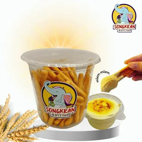 Hình ảnh Bánh Que Chấm Kem Trứng Khè