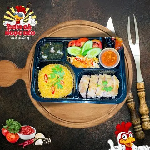 Hình ảnh Cơm gà luộc + canh rong biển
