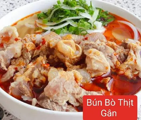 Hình ảnh Bún bò thịt - gân