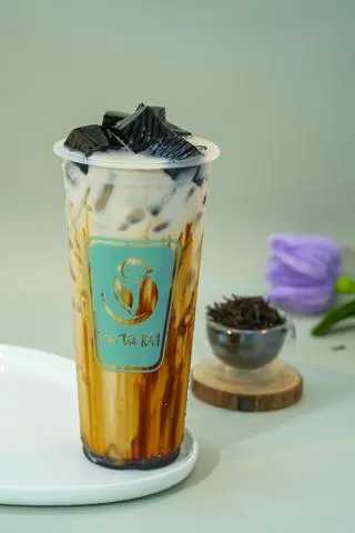 Hình ảnh Sữa Tươi Sương Sáo Đường Đen