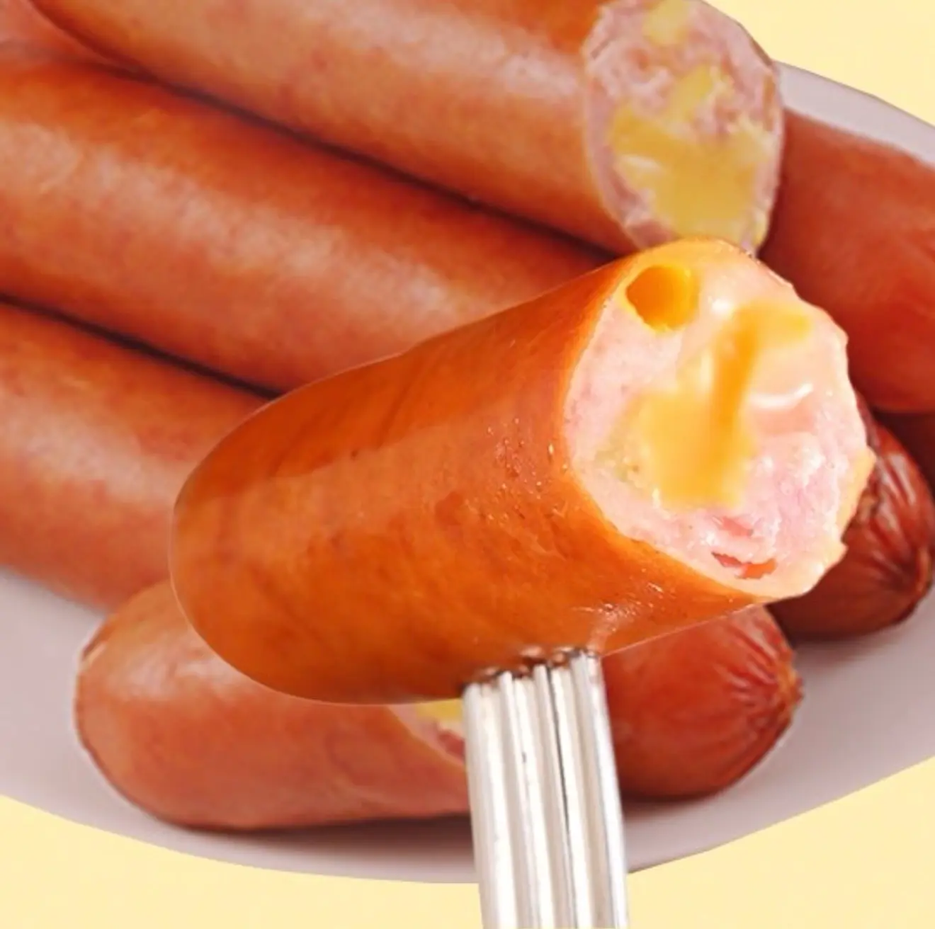 Hình ảnh Combo 5 cây xúc xích phô mai tan chảy 