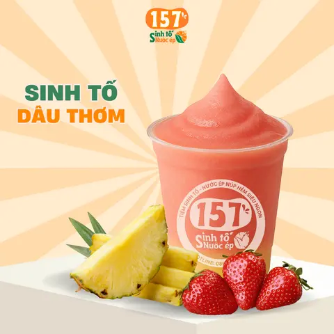 Hình ảnh Sinh tố dâu thơm
