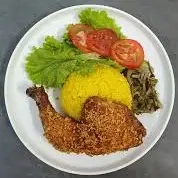 Hình ảnh Cơm gà sốt mắm tỏi