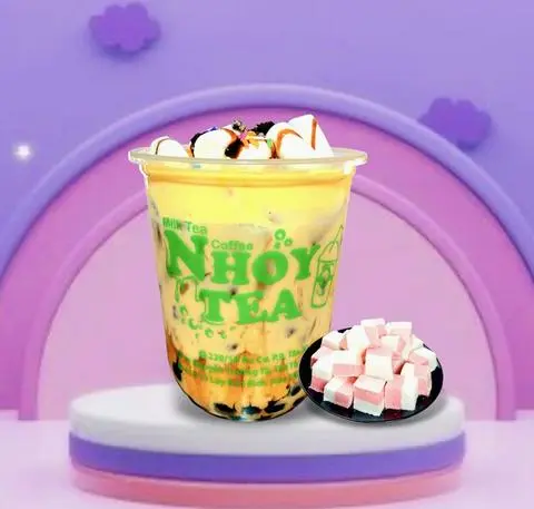 Hình ảnh Trà Sữa Kem Trứng Marshmallow Vụn Bánh Oreo