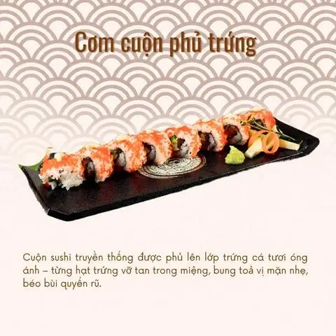 Hình ảnh Cơm cuộn phủ trứng
