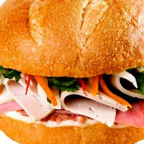Hình ảnh Hamburger thịt chả