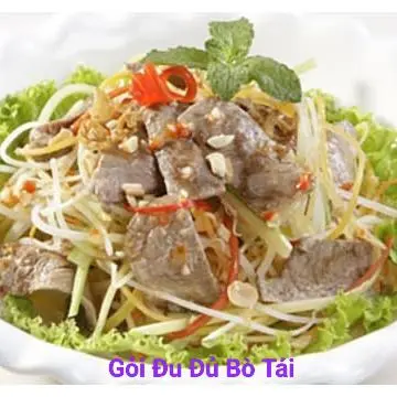 Hình ảnh Gỏi Đu Đủ Bò Tái