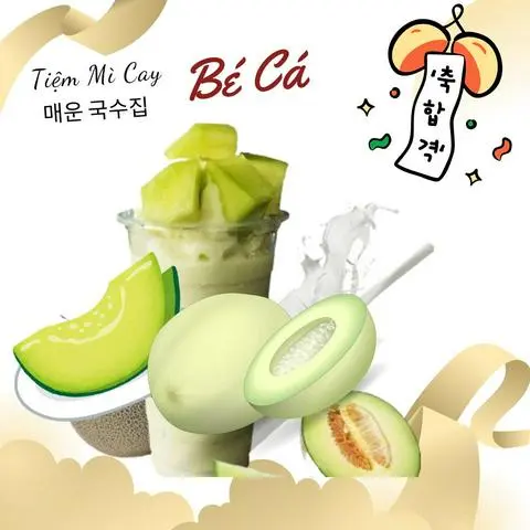 Hình ảnh Sữa Dưa Lưới - 멜론 우유