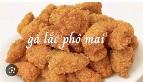 Hình ảnh Gà viên lắc phô mai