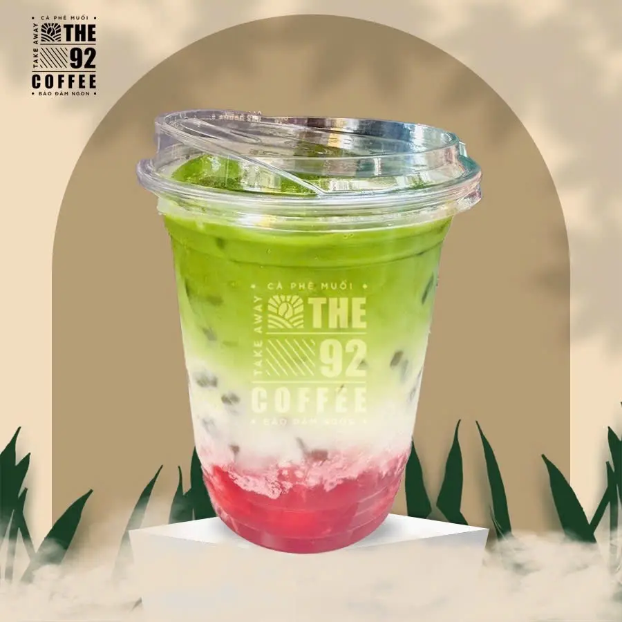 Hình ảnh Sữa tươi matcha dâu size S