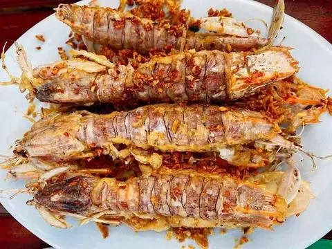 Hình ảnh Tôm tít cháy tỏi
