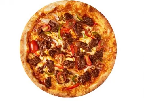 Hình ảnh Pizza bò bằm,bắp mỹ size vừa M