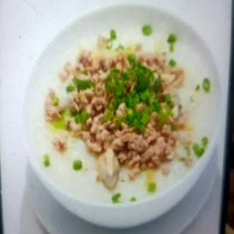 Hình ảnh cháo thịt bằm 